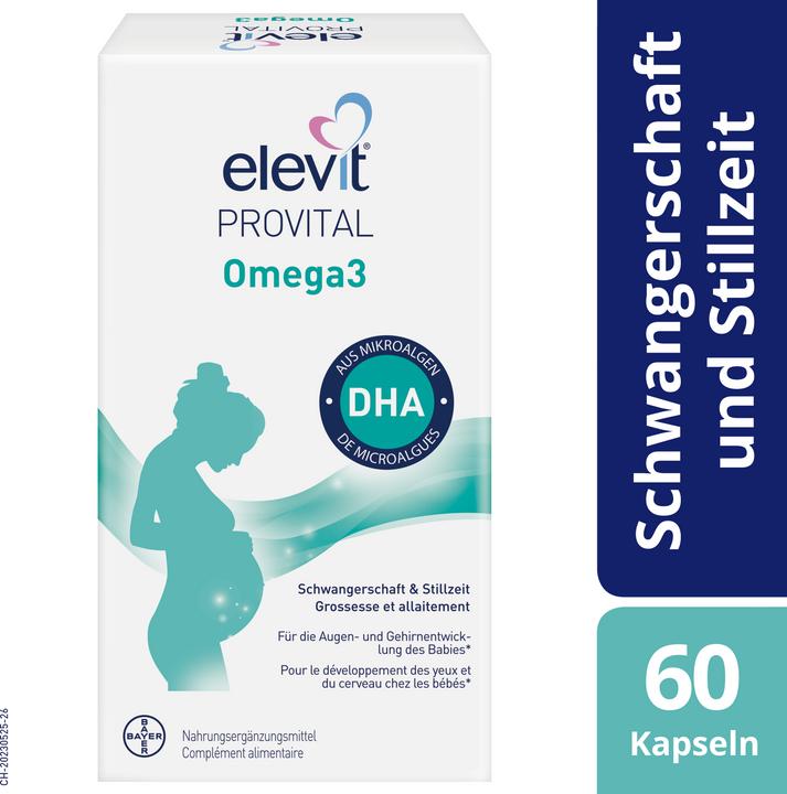 Image du produit Elevit Provital Omega3 (60 pièce(s), Capsules, 82 g)