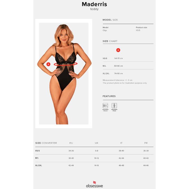 Image du produit Obsessive Maderris Teddy Xl/Xxl (XL, XXL)