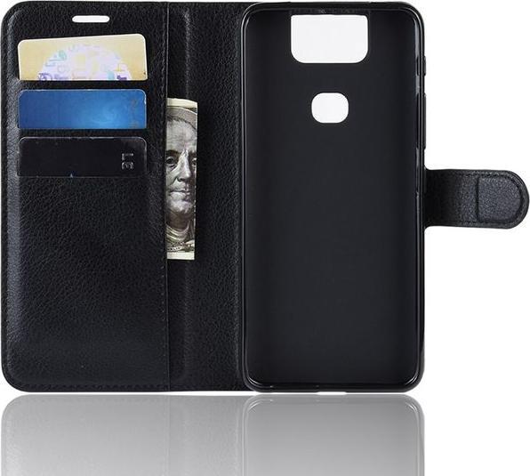 Actual product image MU Classic Litchi Leather Bookcover Series (Asus Zenfone 6)