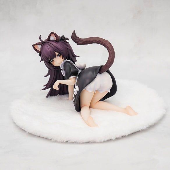 Actual product image Eusun Original Character statuette 1/7 Cat Ear Maid Peng Peng 10 cm