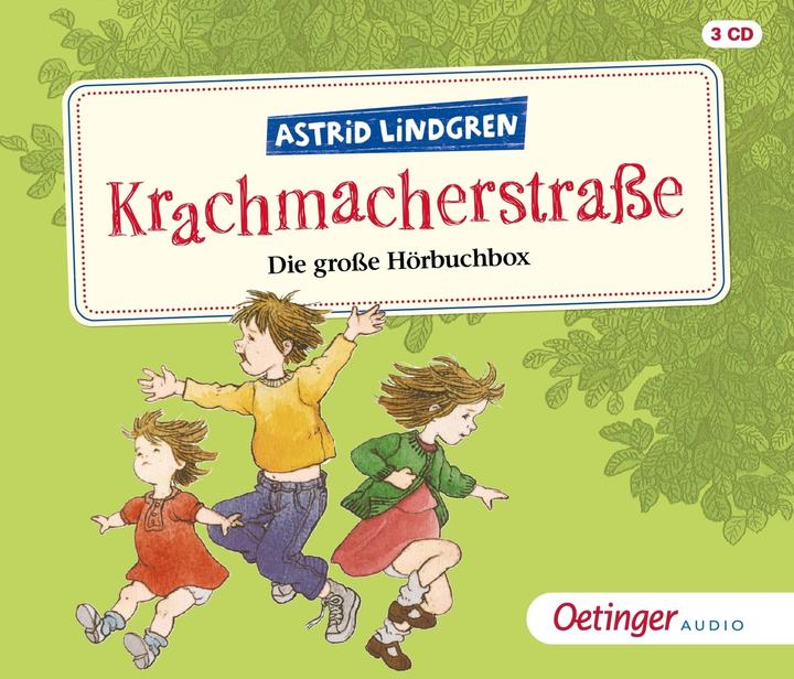 Produktbild Krachmacherstrasse. Die grosse Hörbuchbox (Ilon Wikland, Astrid Lindgren, Alexander Riess, Frank Gustavus, Thyra Dohrenburg, Anna-Liese Kornitzky, Leonie Landa, Céline Fontanges, Deutsch)