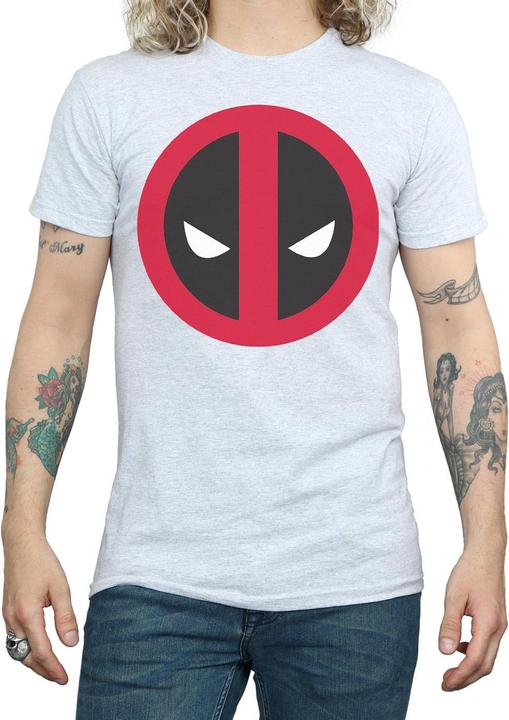 Immagine prodotto Deadpool Large Clean Logo Maglietta Uomo (3XL)