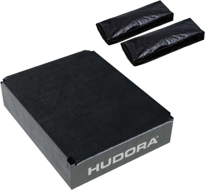Produktbild Hudora 1 Set (2x Sandsack,1x Regenschutz) für Basketballständer Playoff