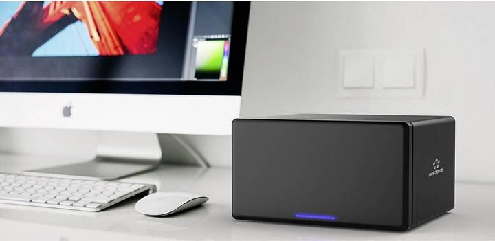 Actual product image Renkforce RF-6647854 8.9 cm (3.5 Zoll) Festplattengehäuse 8 Bay 3.5 Zoll USB-A ( (3.5")