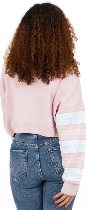 Actual product image Barbie Womens/Ladies Logo Cropped Jumper (L)