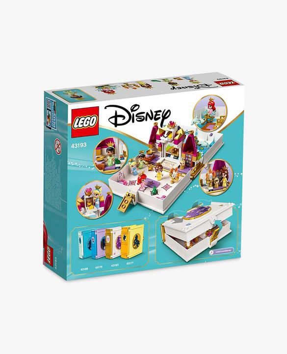 Produktbild LEGO Märchenbuch Abenteuer mit Arielle, Belle, Cinderella und Tiana (43193, LEGO Disney)