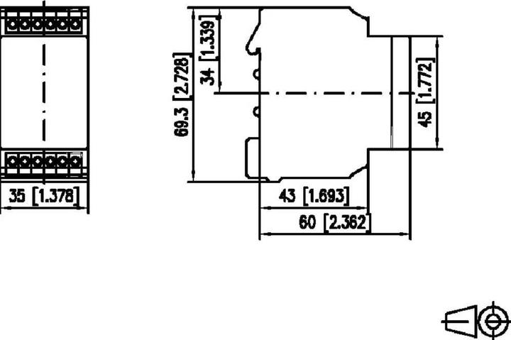 Produktbild Metz Connect BTR SAR 4 Funktionen einstellbar f. Hutschienenmontage / Bitte technische Daten beachten / lichtgrau