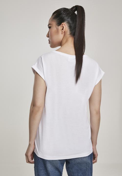 Actual product image Urban Classics Ladies Organic Extended Shoulder Tee (M)