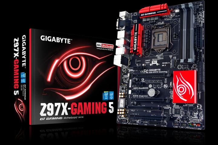 Produktbild Gigabyte GA-Z97X-Gaming 5 (LGA 1150, Intel Z97, ATX)