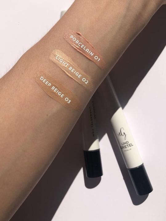 Actual product image Und Gretel Berlin Concealer TUNKAL in 3 different shades (Deep Beige 03)