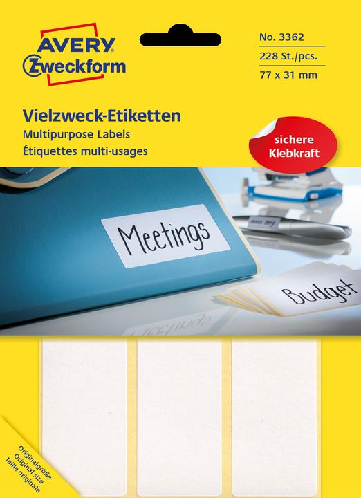 Immagine prodotto Avery Vielzweck-Etiketten