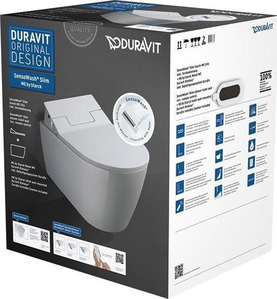 Duravit Shower toilet complete system ME by Starck for Sensowash white wall-mounted 631000002004300