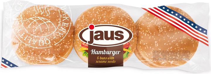 Image du produit Jaus Burger Buns mit Sesam geschnitten 6 Stück (300 g)