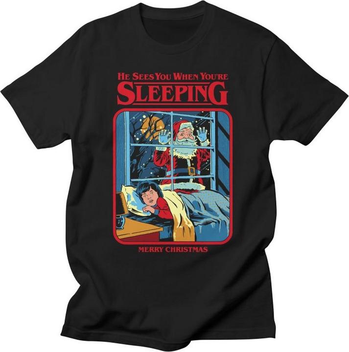 Steven Rhodes He Sees You When You're Sleeping TShirt (XXL)
