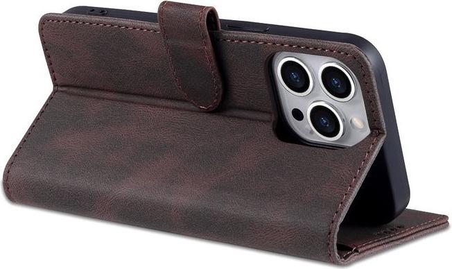 Produktbild MU Classic Retro Leder Bookcover Hülle (Apple iPhone 13 Pro)