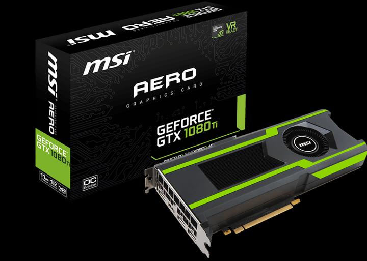 Produktbild MSI GeForce GTX 1080 Ti AERO OC (11 GB)