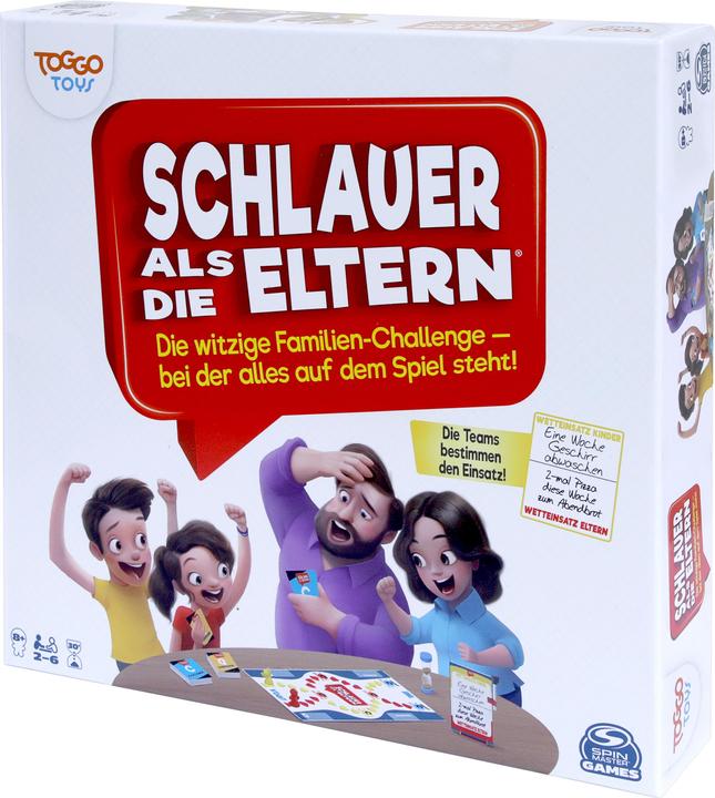 Image du produit Spin Master Games - Plus malin que les parents, jeu de quiz et d'action amusant où les enfants affrontent les (Allemand)