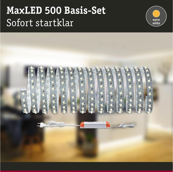 Actual product image Paulmann MaxLED 500 Stripe Set (Warm white, 500 cm, Indoor)