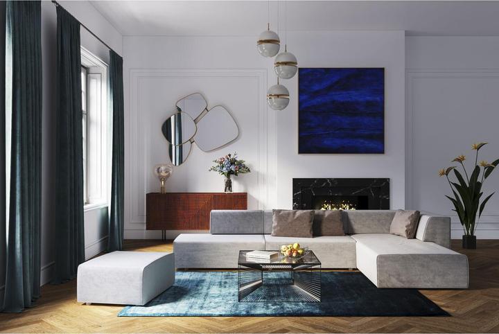 Actual product image Kare Design Corner Sofa Infinity Atlanta Grey 357cm (Corner sofa)