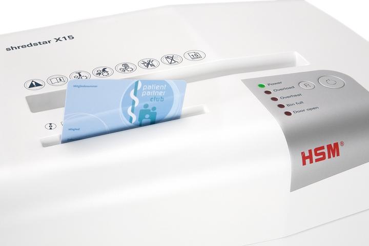 Produktbild HSM Aktenvernichter SHREDSTAR 1030121 X15 4x37mm (Partikelschnitt)