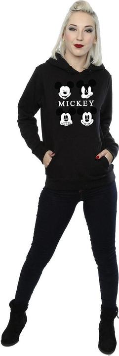 Actual product image Disney Womens/Ladies Mickey Mouse Four Heads Hoodie (S)