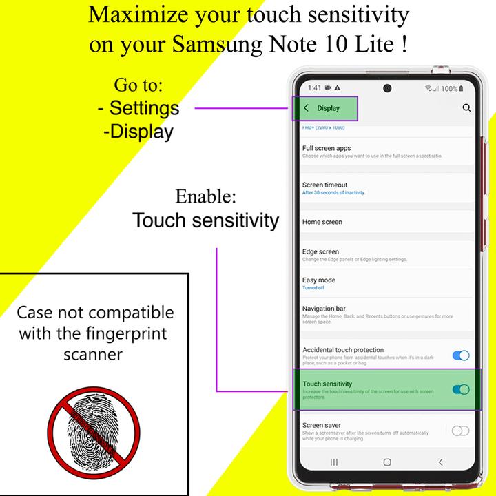 Produktbild Nalia 360° Handyhülle (Samsung Galaxy Note 10 Lite)