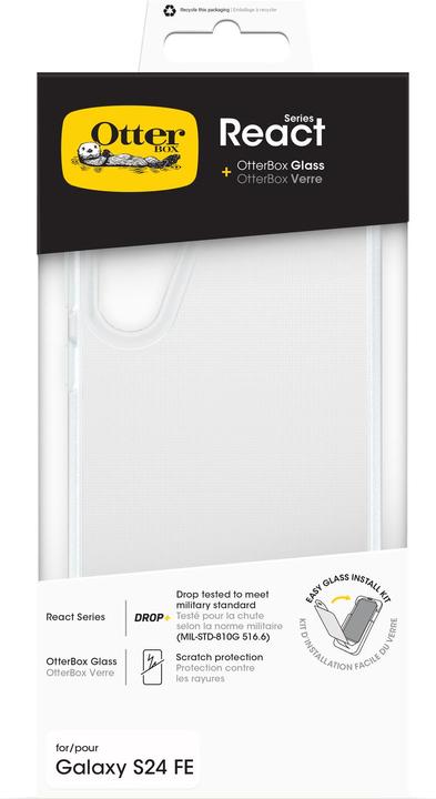 Image du produit OtterBox React + Glass Bundle - Kit (Samsung Galaxy S24 FE)