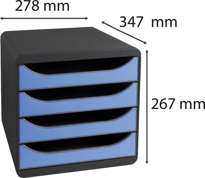 Actual product image Exacompta Self standing drawer boxes (A4+)