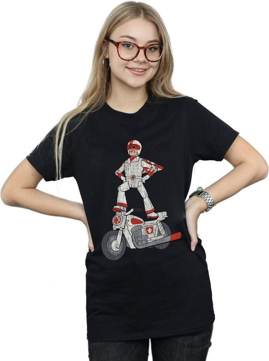 Actual product image Disney Womens/Ladies Toy Story 4 Duke Caboom Pose Cotton Boyfriend T-Shirt (S)