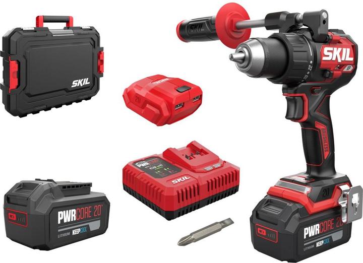 Produktbild Skil 20V 3080 HB Akku-Bohrschrauber (2x4.0Ah Koffer) (Akkubetrieb)
