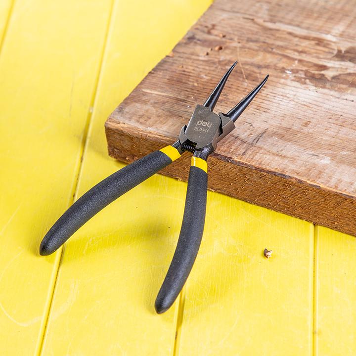 Immagine prodotto Deli Tools Szczypce Segera wewnętrzne, proste EDL0341, 7" (czarne) (177.80 mm)