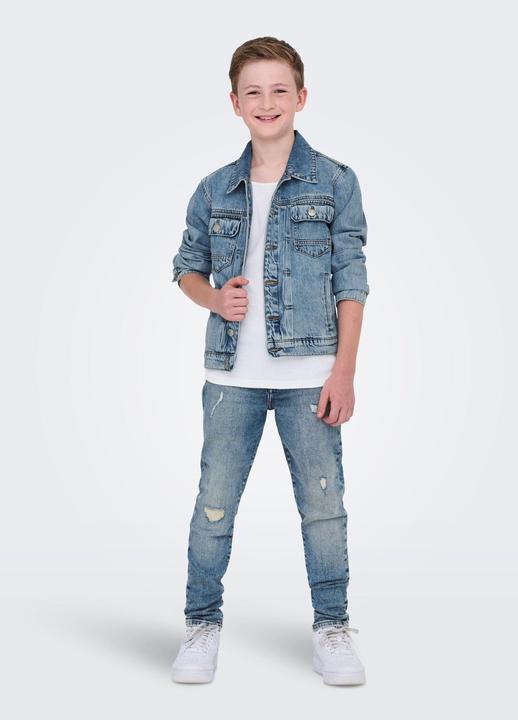 Produktbild Only & Sons Junior OSJYOKE Mid Rise Verjüngt Jeans Slim Fit Jeans (140)