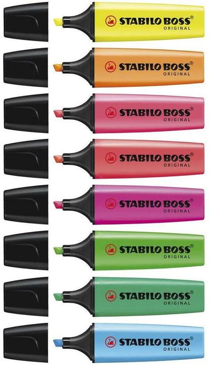 Produktbild STABILO Leuchtmarker grün, 10er Karton (Grün, 5 mm, 10 x)