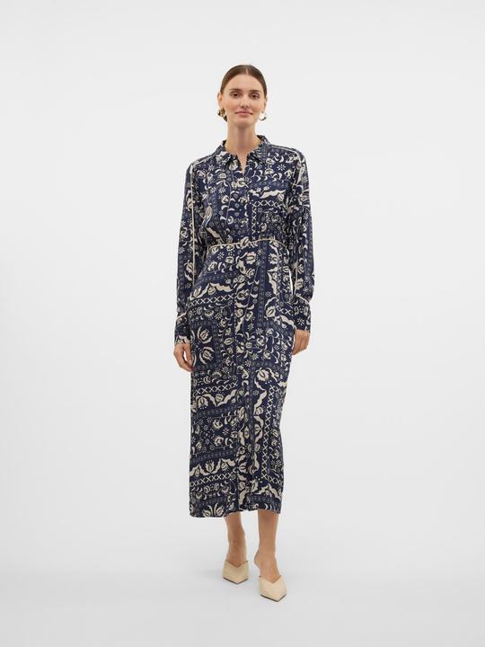 Image du produit Vero Moda VMGIDDE Langes Kleid Hemdblusenkleid (L)