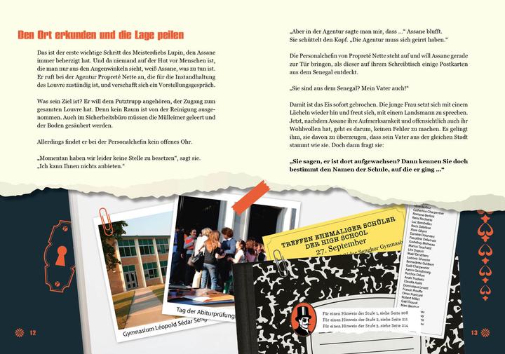 Immagine prodotto Lupin: Escape Game - Das offizielle Buch (Tedesco, Julien Hervieux, 2022)