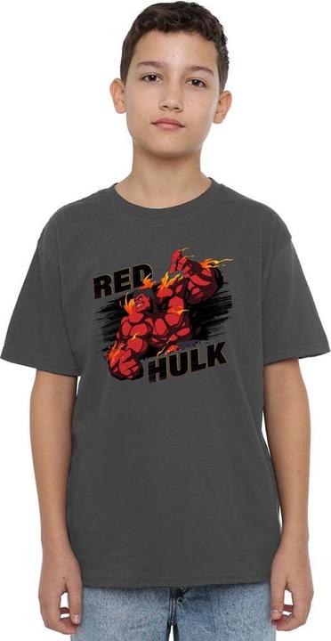Immagine prodotto Maglietta Hulk Rosso Fuoco Bambini (128)