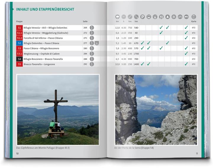 Actual product image Wanderführer Dolomiten Höhenweg 1 bis 3 (German, Michael Will, 2021)