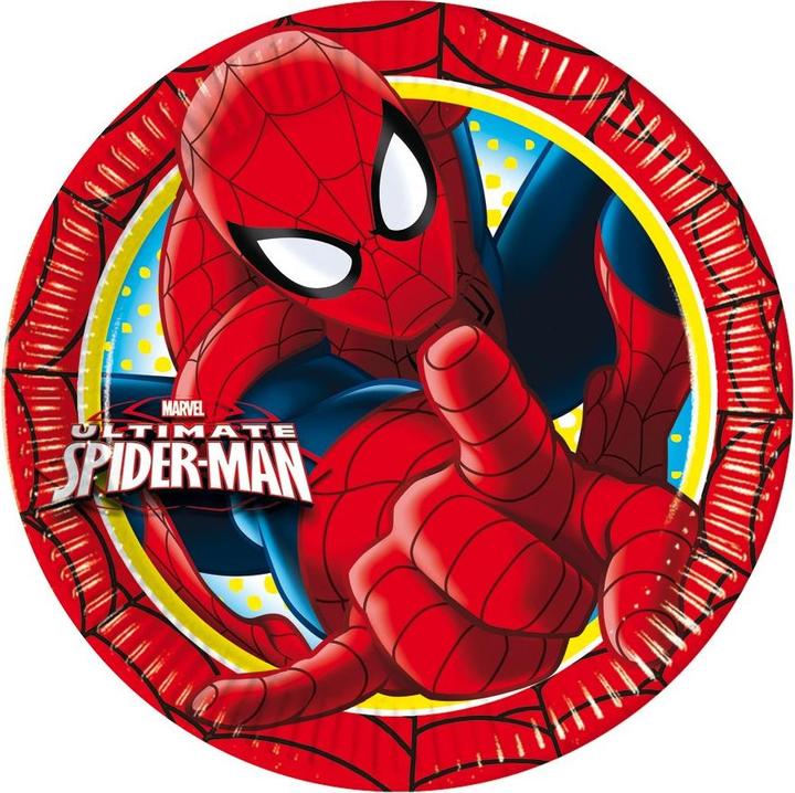Produktbild Spiderman Einwegteller (Packung mit 8 Stück) (8 x)
