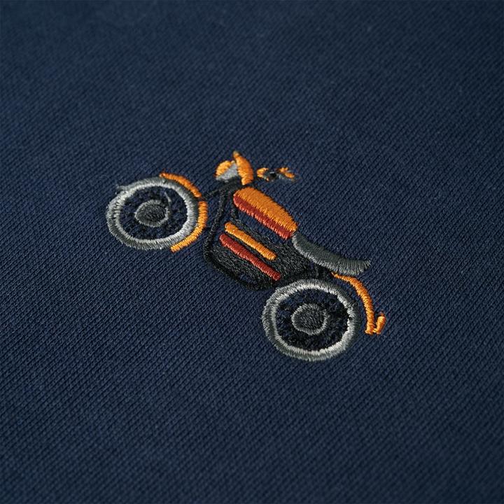 Image du produit VidaXL Sweat-shirt enfant bleu marine mélangé 104,Matériau : 92 (104)