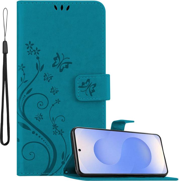 Actual product image Cadorabo Case for Samsung Galaxy S25 Flower Book (Samsung Galaxy S25)