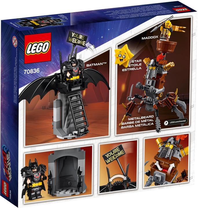 Immagine prodotto LEGO Pronti all'azione Batman e Barba di Ferro (70836)