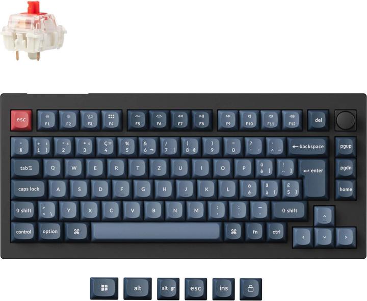Immagine prodotto Keychron V1 Max (CH, Cablato, Senza fili)