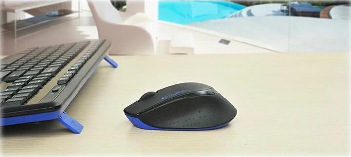 Image du produit Logitech Kit radio MK345 - US INTL - 2,4 GHz - INTNL (ING. Int., Sans fil)