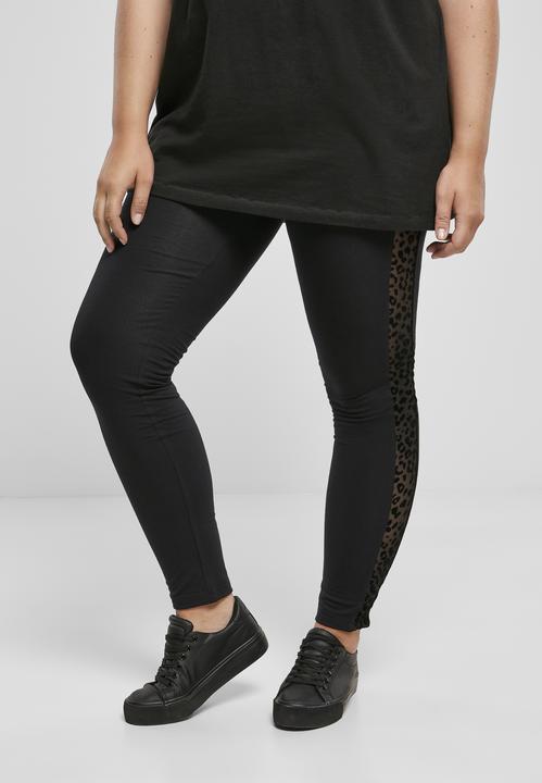 Produktbild Urban Classics Ladies Flock Lace Stripe Leggings (5XL)
