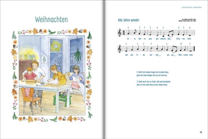 Actual product image Die 100 schönsten Kinderlieder - Mit einfachen Noten und Akkorden für Gitarre und Klavier (German, Lea Kmann Margot Kmann, 2021)