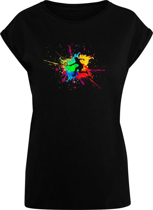 Merchcode Ladies Color Splash Player Extended Shoulder Tee - 116313