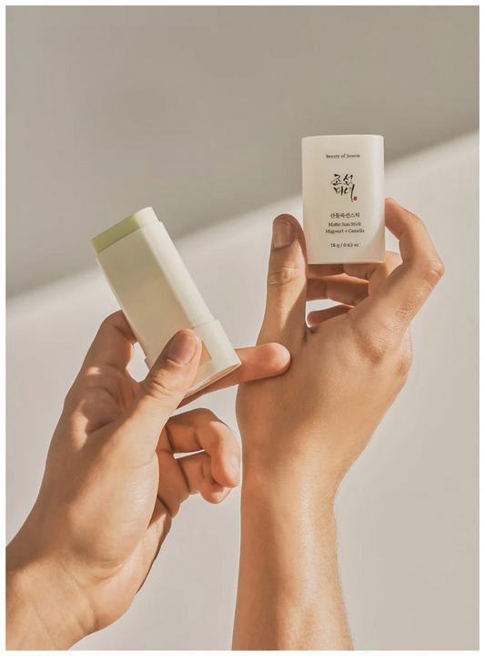 Actual product image Beauty of Joseon Matte sun stick (Sun stick, Sun cream face, SPF 50+, 18 ml, 18 g)