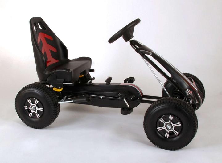 Image du produit Volare Go Kart Racing Car - Groot - Luchtbanden - zwart