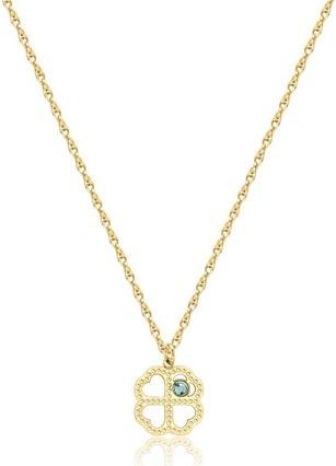 Image du produit Sagapo S'AgapÃµ - Collier plaqué or Lucky Light Four-leaf clover SKT40 (Acier inoxydable)