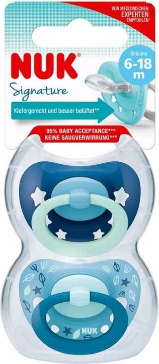 Actual product image NUK Siditko Signature 6-18m 2tlg. Junge (6 - 18 M.)